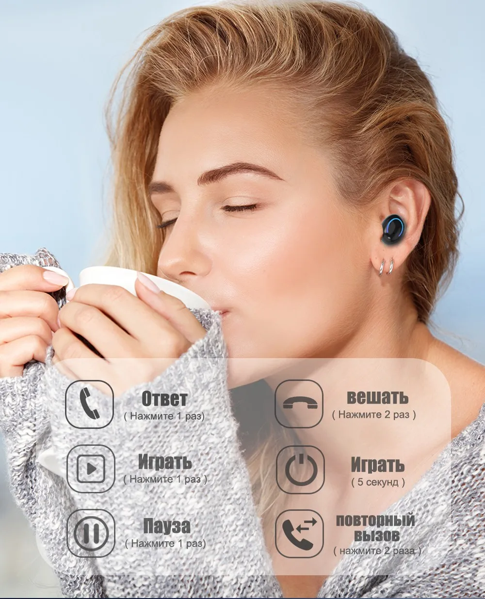Беспроводной Bluetooth наушники-вкладыши Беспроводной наушники стерео наушники Спорт гарнитура СПЦ с микрофоном для xiaomi samsung iphone