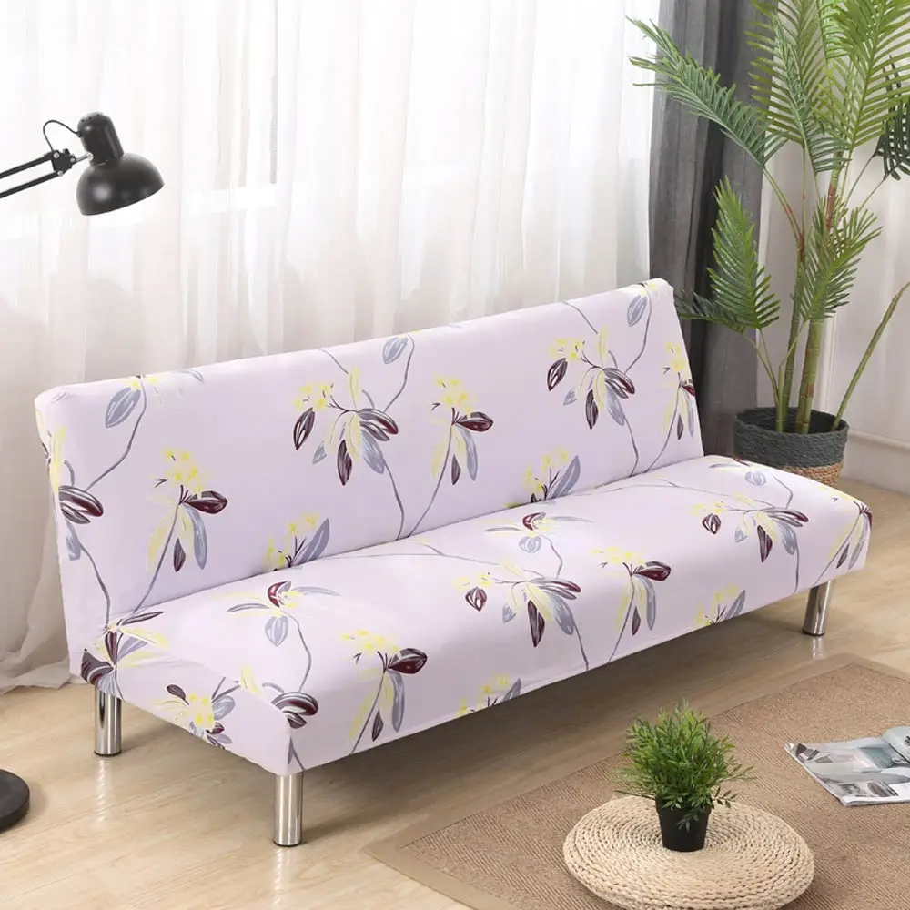 P& M печати стрейч Кровать Диван Чехлы без подлокотника Slipcovers эластичный диван крышка
