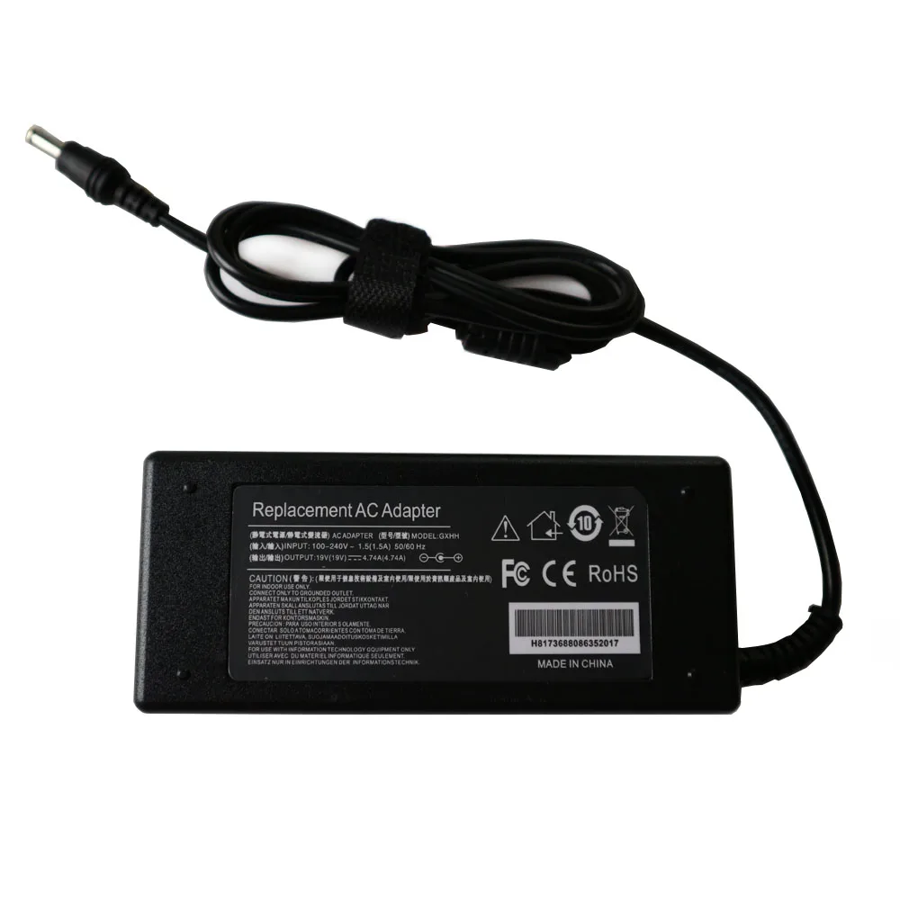 Универсальное зарядное устройство для ноутбуков Samsung R520 R522 R530 R580 R560 19 в 5 А 90 Вт 3 0 x