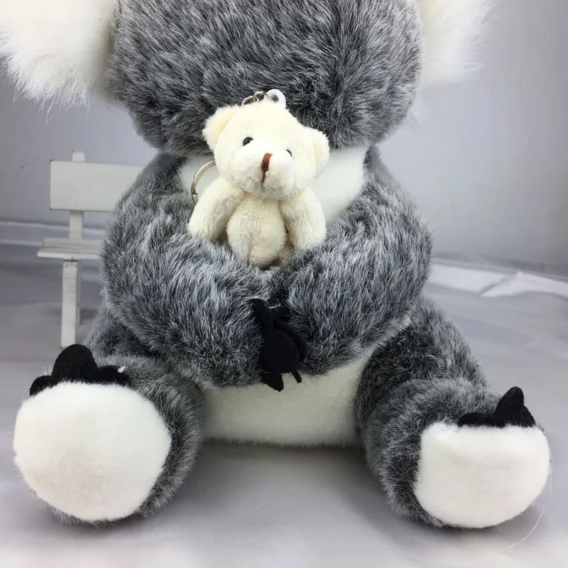 100 шт./лот Kawaii маленькие мишки Плюшевые 8 см/3,2 ''игрушки мини медведь плюшевые игрушки коричневые подарки на день Святого Валентина D055