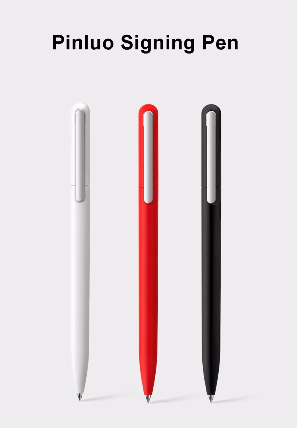 Оригинальная гелевая ручка для подписи Xiaomi Pinluo, 9,5 мм, 0,5 чернила, гладкая швейцарская заправка MiKuni, японские чернила, ручка Mijia, черная заправка
