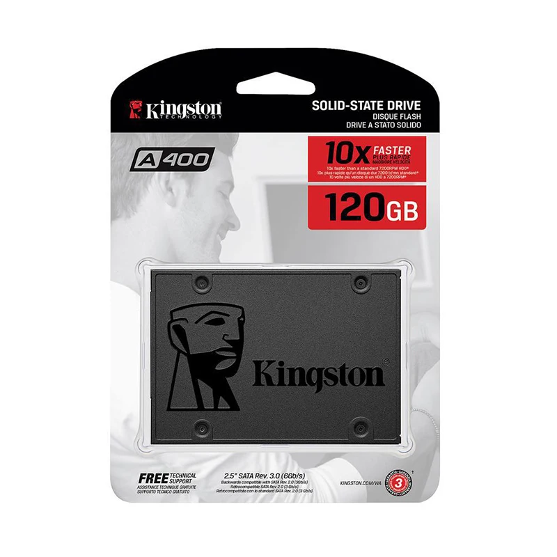 Kingston Digital A400 SSD 120 ГБ 240 480 SATA 3 2 5 дюйма Внутренний твердотельный накопитель HDD