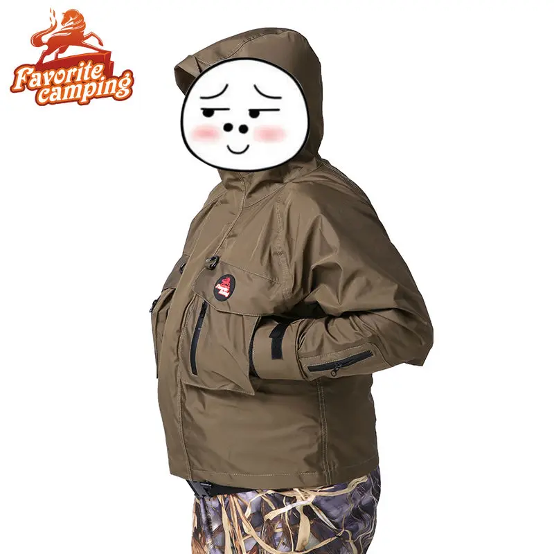 Отдых на природе Рыбалка Куртка Мужчины Открытый Тактические Водонепроницаемая