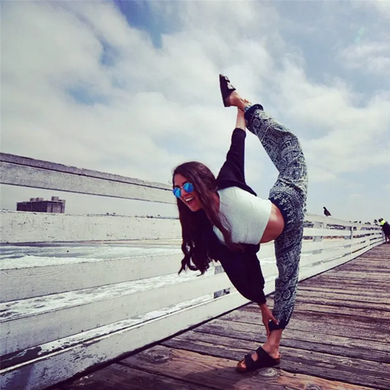 6 цветов летние пляжные штаны для женщин тайские уличные йоги с высокой талией