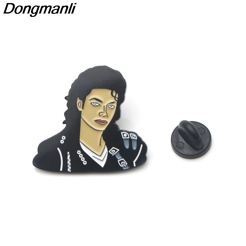 P3513 Dongmanli Cool Singer эмалированные булавки и броши для женщин и мужчин нагрудные булавки рюкзак сумки значок детские подарки