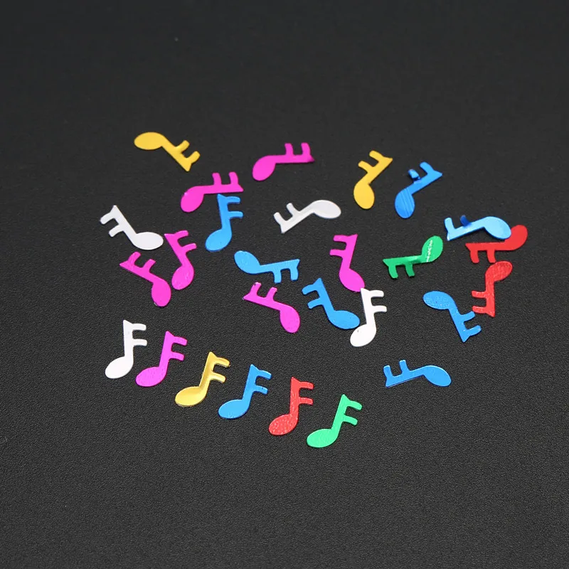 Разноцветные блестящие конфетти в форме сердца 4 мм романтическое украшение для