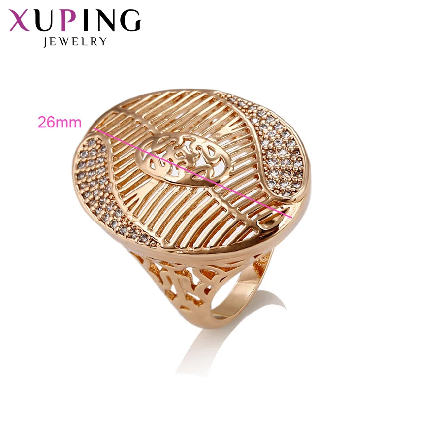 Xuping модное кольцо золотого цвета новый дизайн очаровательное Стильное для