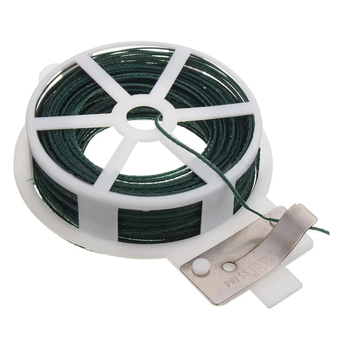 Гибкий 30 м садовый рулон твист провод W/Диспенсер и резак Поддержка