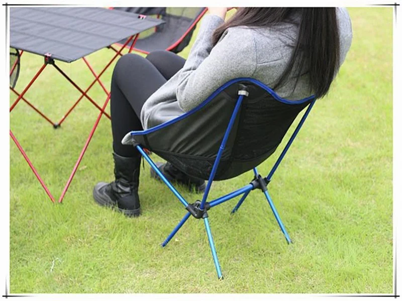 Портативное ультралегкое кресло с Луной складное дышащее для улицы|moon chair|outdoor
