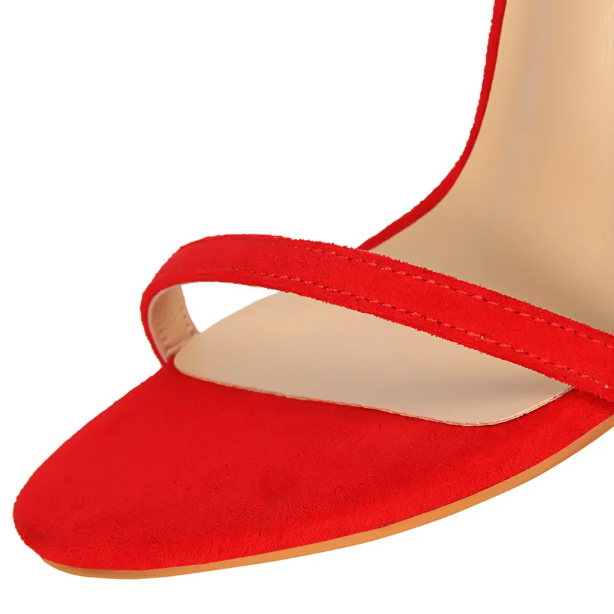 Туфли лодочки женские на очень высоком каблуке 11 см с ремешком|Боссоножки и