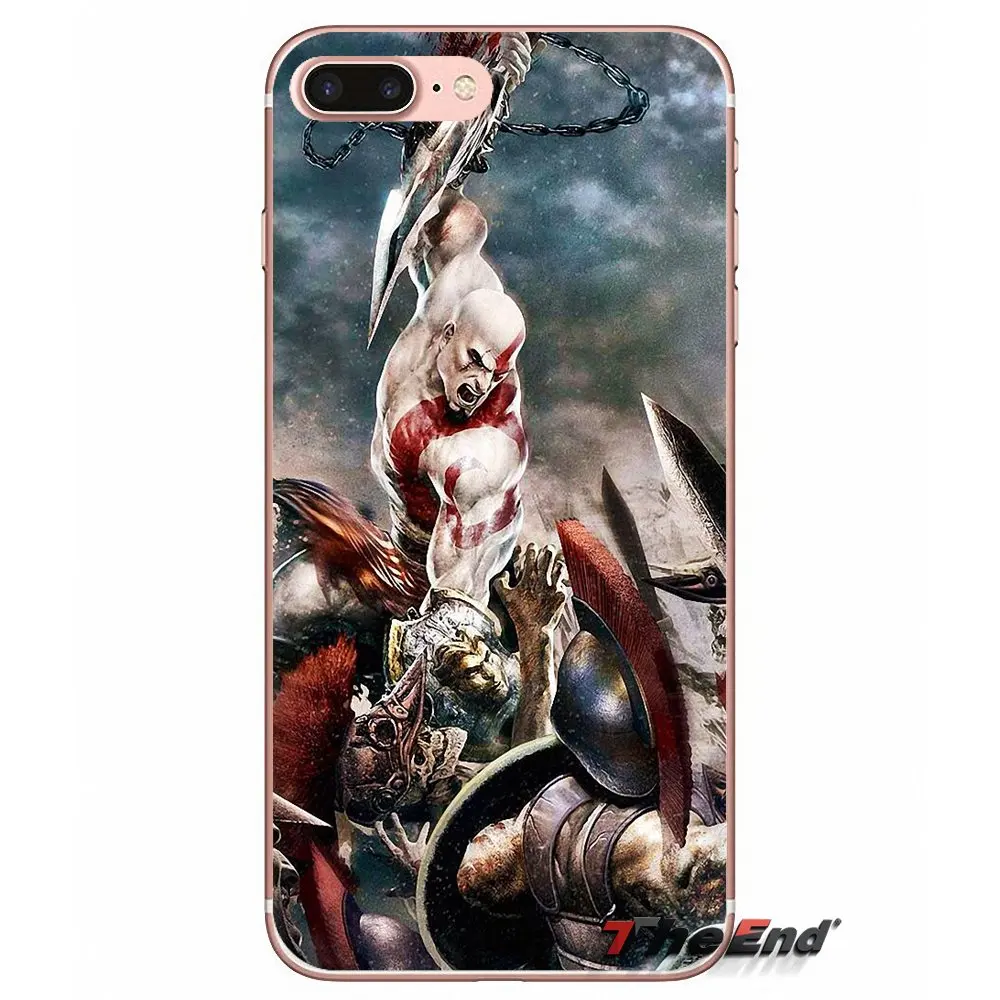 God of War Kratos III для Samsung Galaxy S2 S3 S4 S5 MINI S6 S7 edge S8 S9 Plus Note 2 3 4 5 8 Coque Fundas силиконовые