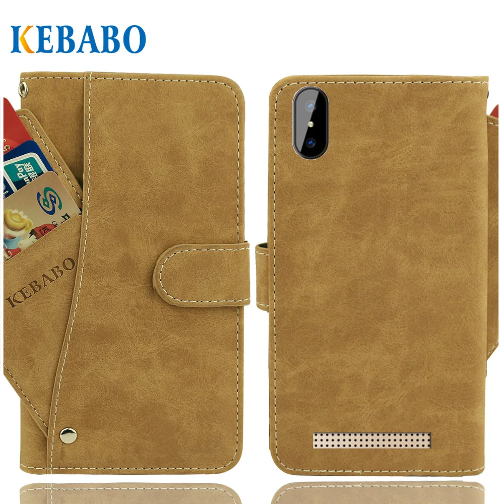 Винтажный кожаный кошелек INOI 3 Power Case 5 Флип роскошная передняя крышка с карманами для карт и стендом на магните для телефона защитные сумки.