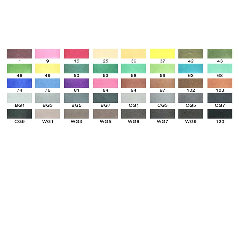 building 40 colors Улучшенный 40/60/80/120/160 Цвета ручка маркер комплект Dual Head эскиз маркеры кисточки ручка для рисования манга анимация дизайн товары для рукоделия - Цвет: building 40 colors