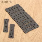 Охотничьи чехлы из микрофибры и кожи для рогатки с несколькими отверстиями для съемки на открытом воздухе Сменные катапульты 70 мм x 17 мм x 20 мм 10 шт.