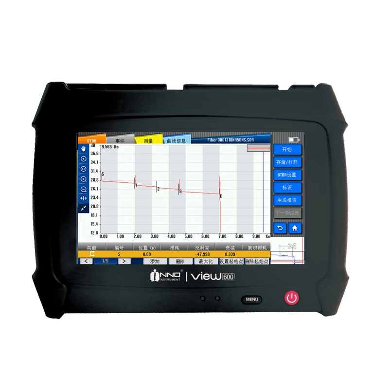 DHL Free Shipping INNO View600 SOLA World's most accurate fastest OTDR View 600 SOLA SM Touch Screen OTDR 1310/1550 39/38dB