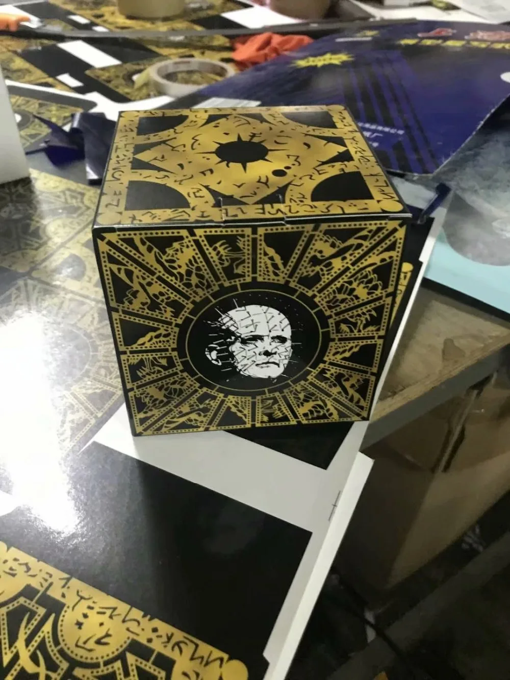 Ужас плёнки Hellraiser серия сожалеем о конфигурации коробка Головоломка Куб