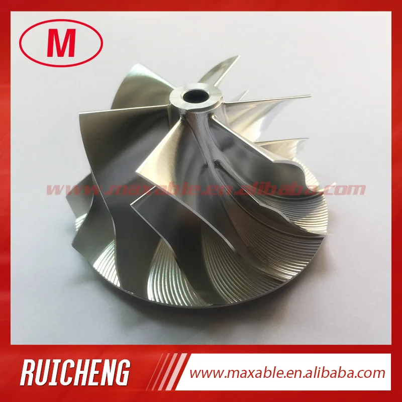 K16 5324-123-2206 49.62/61.98mm 6+6 blades high performance billet/milling/aluminum 2618 compressor wheel for 1855-970-0000 | Автомобили и