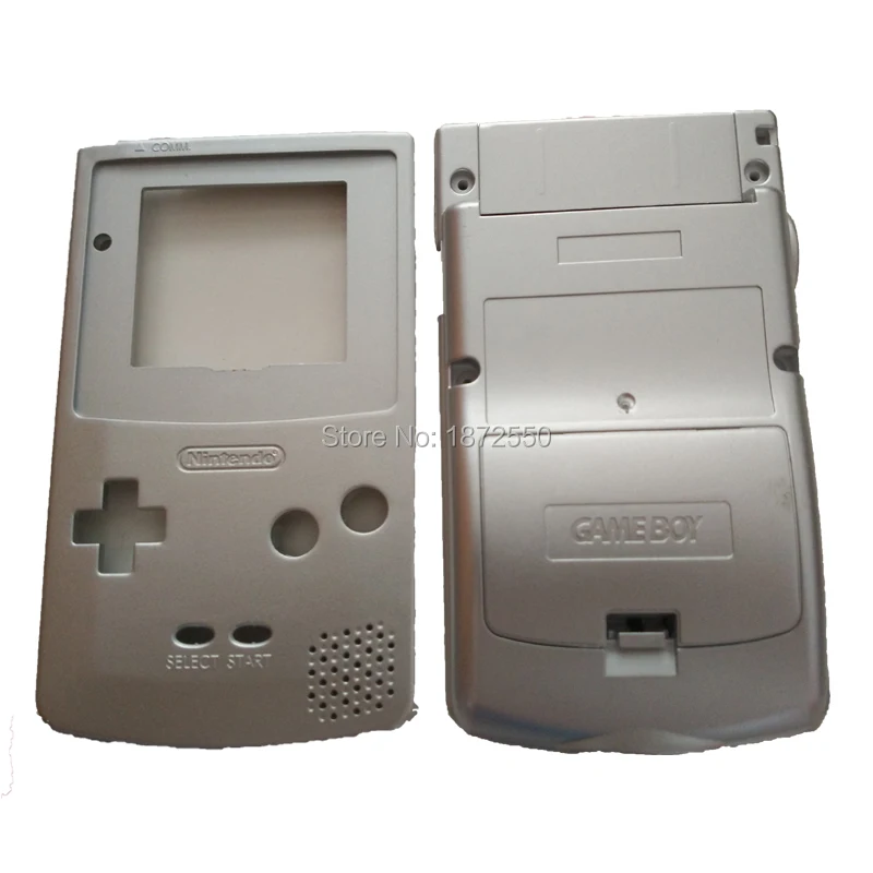 Оптовая продажа оранжево-черный и серебристый цвет для игровой консоли GameBoy