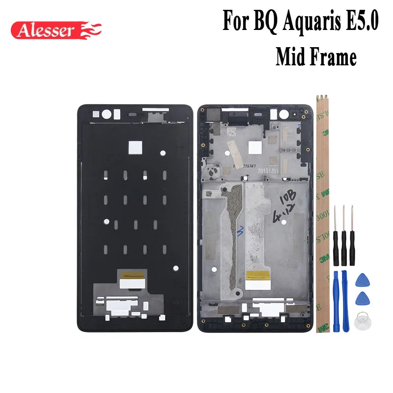 Alesser для BQ Aquaris E5.0 средняя передняя рамка высококачественный корпус телефона