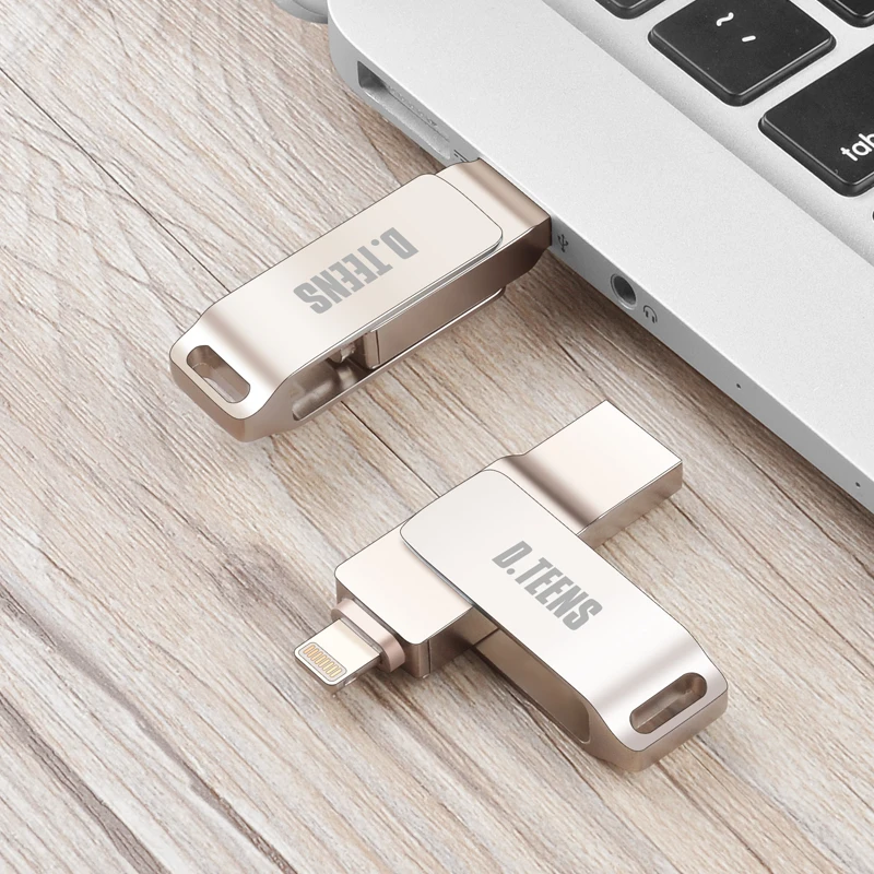 Dteens USB 3 0 pendrive для iphone 8 x Флешка 64 ГБ 7 Plus 6 6S 5 ipad Pendrive высокая скорость u диск i7|pendrive