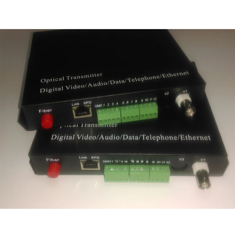 Multifunction 1CH Video/Audio/RS422/232 Data Fiber optic optical converter switch for CCTV Security system | Мобильные телефоны и