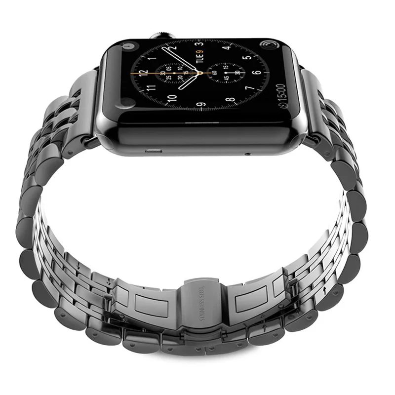 Ремешок для часов из нержавеющей стали ремешок IWatch Apple Watch 38 мм 42 металлический с