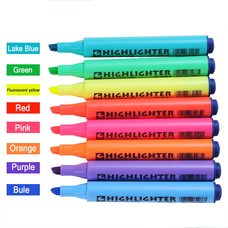 Копировальный маркер высокие светлые ручки красный розовый желтый promarkers флуоресцентный эскиз маркеры Кисть ручка Рисование манга анимация товары для рукоделия