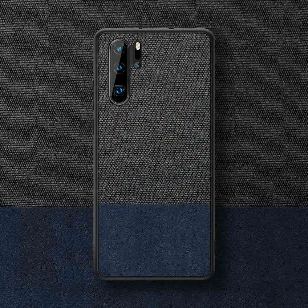 Fabric Phone Cover For Huawei P8 P10 P20 P30 Lite Pro Mate 20 10 Honor 7X 8X 9 Nova 2i 3 3i 4 Y6 2018 Cases |