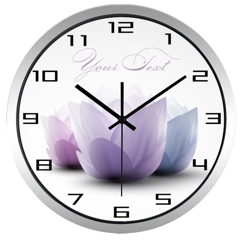 Часы настенные в стиле Лотос|lotus wall clock|wall clockclock personalized |