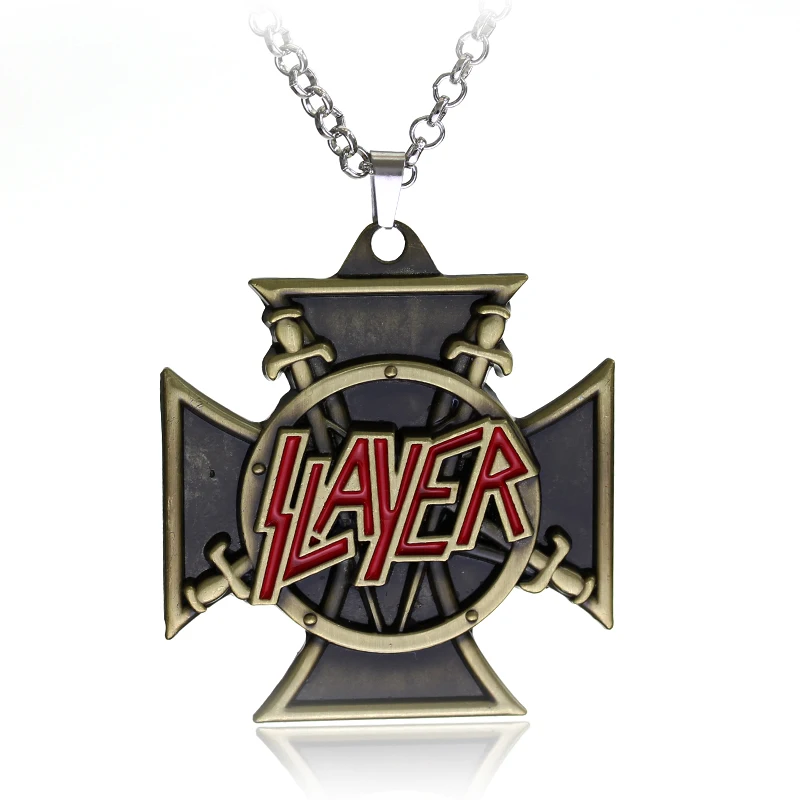 Американский Скорость металлическое ожерелье SLAYER убийца трэш метал рок кулон