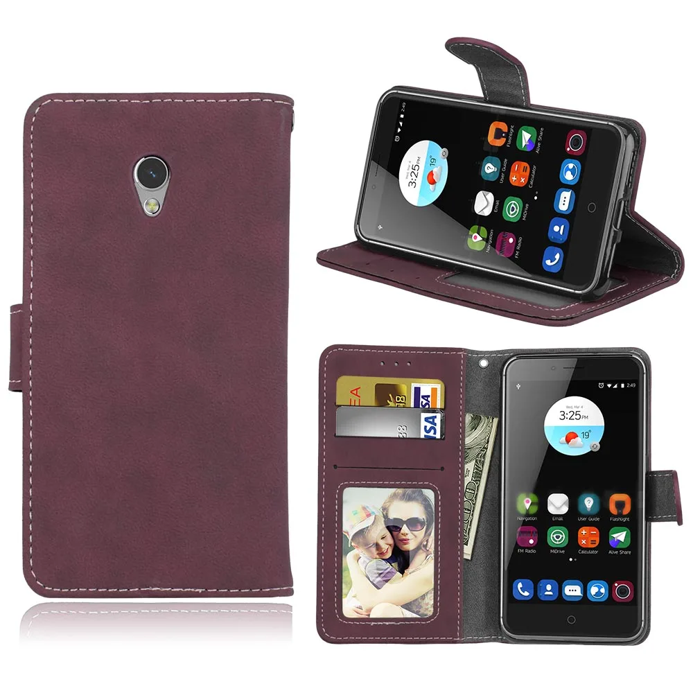 Чехол для телефона ZTE Blade V7 чехол-бумажник задняя крышка V8 чехол-подставка