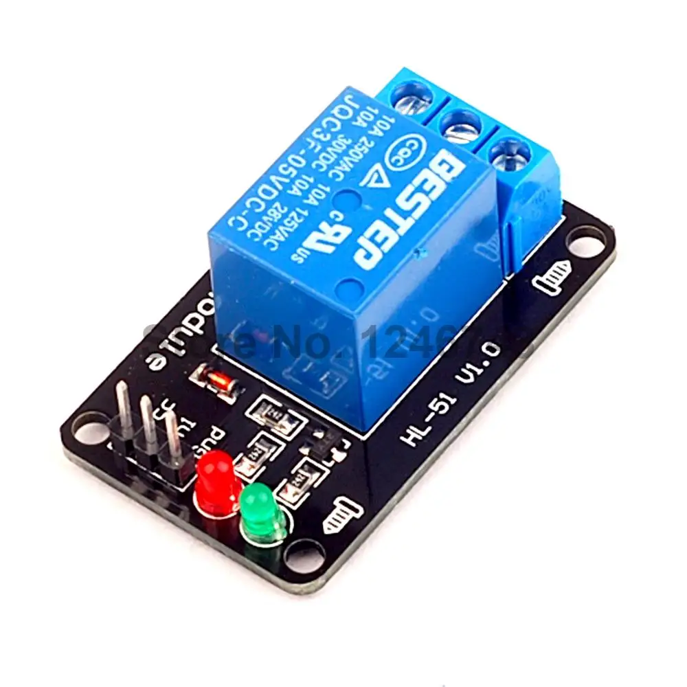 

1PCS/LOT 1 Channel 5V Relay Module For Arduino PIC AVR DSP ARM