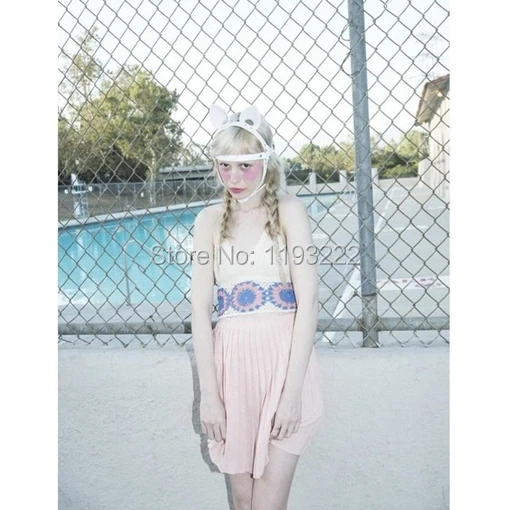 Женский головной убор ручной работы повязка на голову с кошачьими ушками для