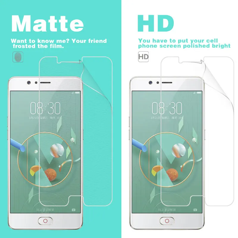 HD прозрачный глянцевый фильм для ZTE Nubia M2 lite Play матовая пленка анти отпечатков