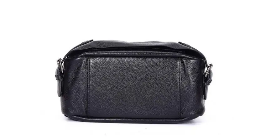 CHSANATO Genuine Leather Backpacks School Bags For Teenage Girls Backpack Female Shoulder Bags For Women Black