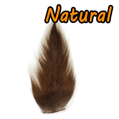 ICERIO северные Bucktail Волосы оленя мухобойка материал форель Лосось Мухи джиг тройной крючок повязка Baitfish Связывание материал - Цвет: Natural