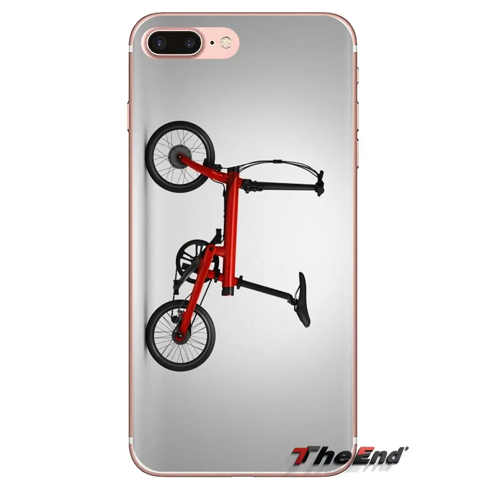 Brompton складной велосипед Искусство Прозрачный мягкий чехол Чехлы для Xiaomi Redmi 4A S2