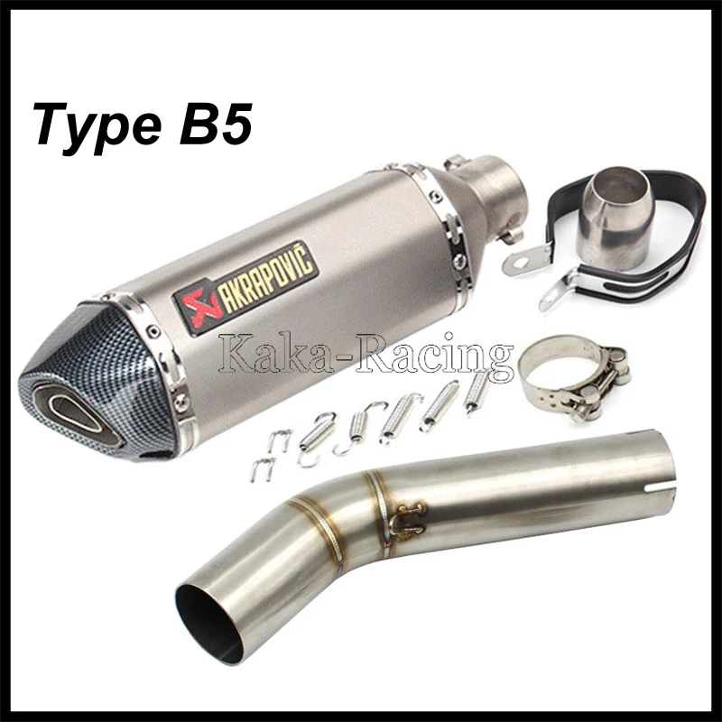 Мотоциклетная средняя труба с Akrapovic выхлопной глушитель хвост для Suzuki GSXR600 GSXR750
