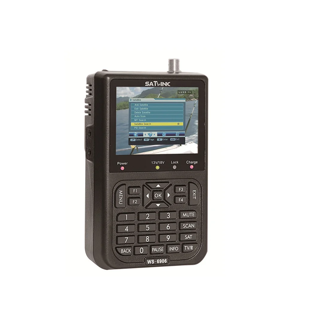Горячая продажа оригинальный Satlink WS-6908 3 5 ЖК-DVB-S FTA цифровой сигнал ws 6908