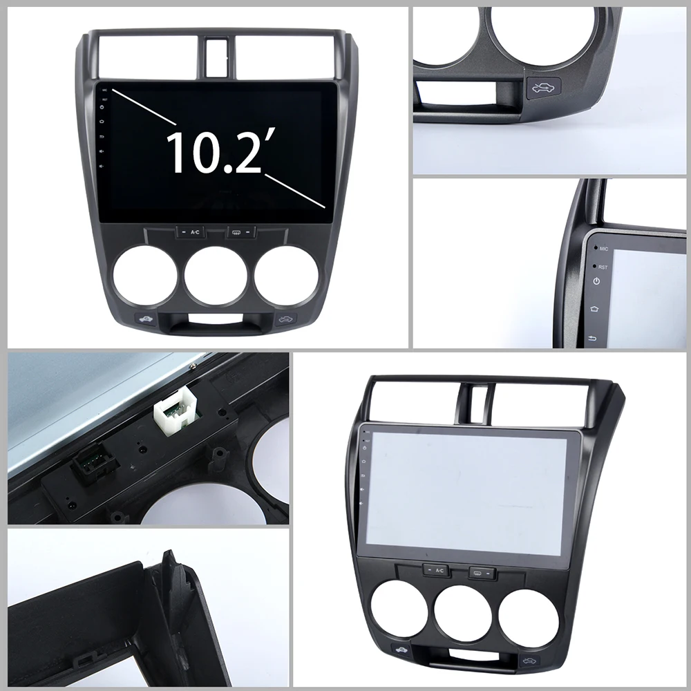 Android автомобильный мультимедиа для Honda City GPS 2008 2009 2010 2011 2012 8-ядерный 4 Гб ram 32 ГБ rom 9