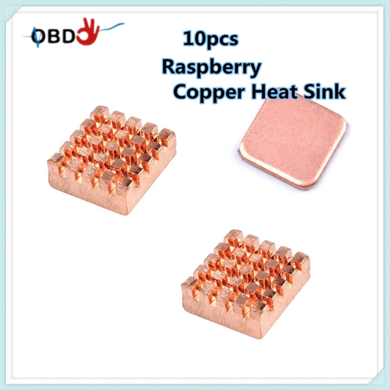 10 шт. медный радиатор для Raspberry Pi 2/3 | Автомобили и мотоциклы