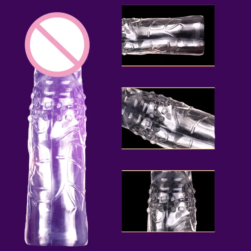 Многоразовые презервативы Силиконовые для увеличения полового члена с