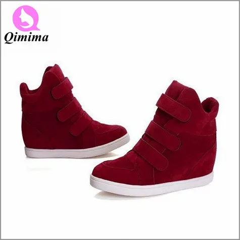 2015 stylish fashion Height Increasing lady Sneakers working boots comfortable women sport casual shoes HF-1520 | Обувь