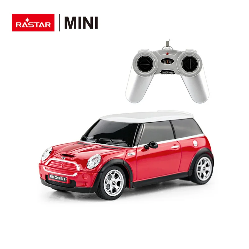 Rastar лицензированный Детский Электрический автомобиль мини rc 1:24 mini cooper s с