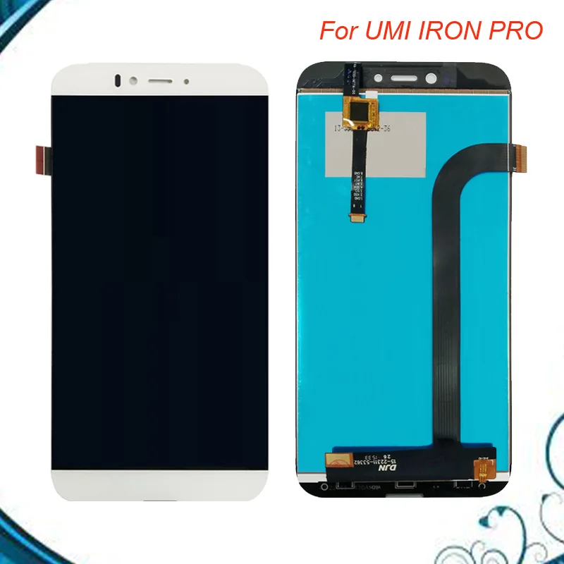 ЖК дисплей и сенсорный экран 5 дюйма для Umi Iron Pro Сменные аксессуары мобильного