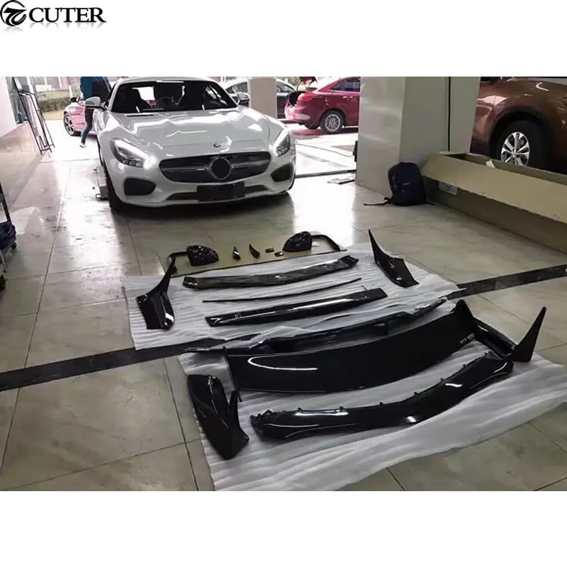 Комплект для кузова Автомобиля AMG GT GTS передний бампер из углеродного волокна
