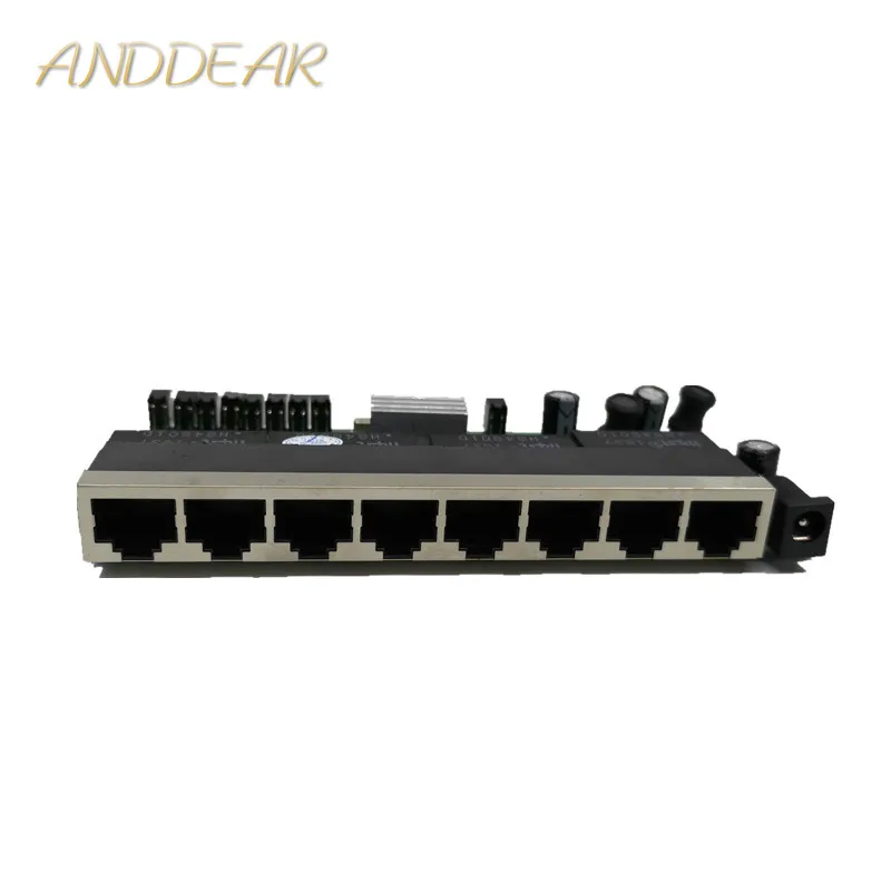 Новая модель модуля коммутатора OEM с 8 портами Gigabit Настольный модуль Ethernet RJ45 10/100