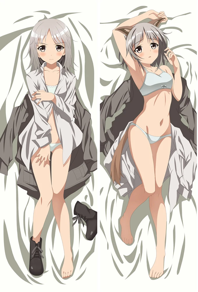 Аниме STRIKE WITCHES sexy girls miyafuji yoshika & lynette bishop Erica Подушка Dakimakura чехол для обнимающего