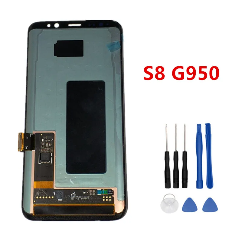 ЖК-дисплей AMOLED для Samsung galaxy S8 G950 сенсорный экран с дигитайзером в сборе Plus G955 G955F