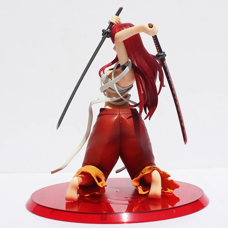 Сказочный хвост Эльза алый ПВХ экшн-фигурка Коллекционная модель игрушка 7